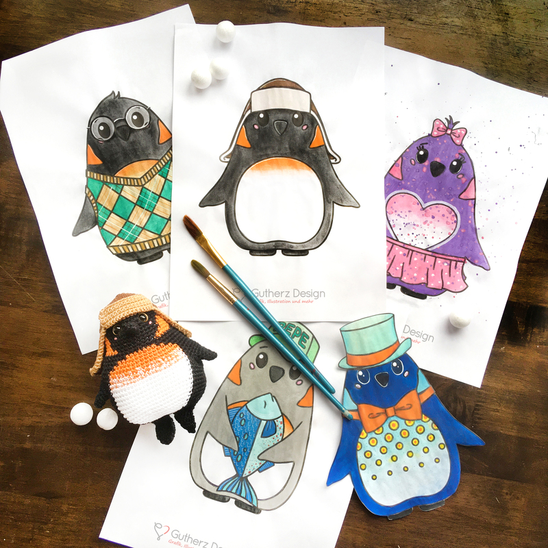 Ausmalbilder Pinguin Pepe - PDF - Bild 3