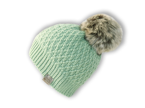 Warm beanie "Flora" (sporty or slouchy, all sizes)