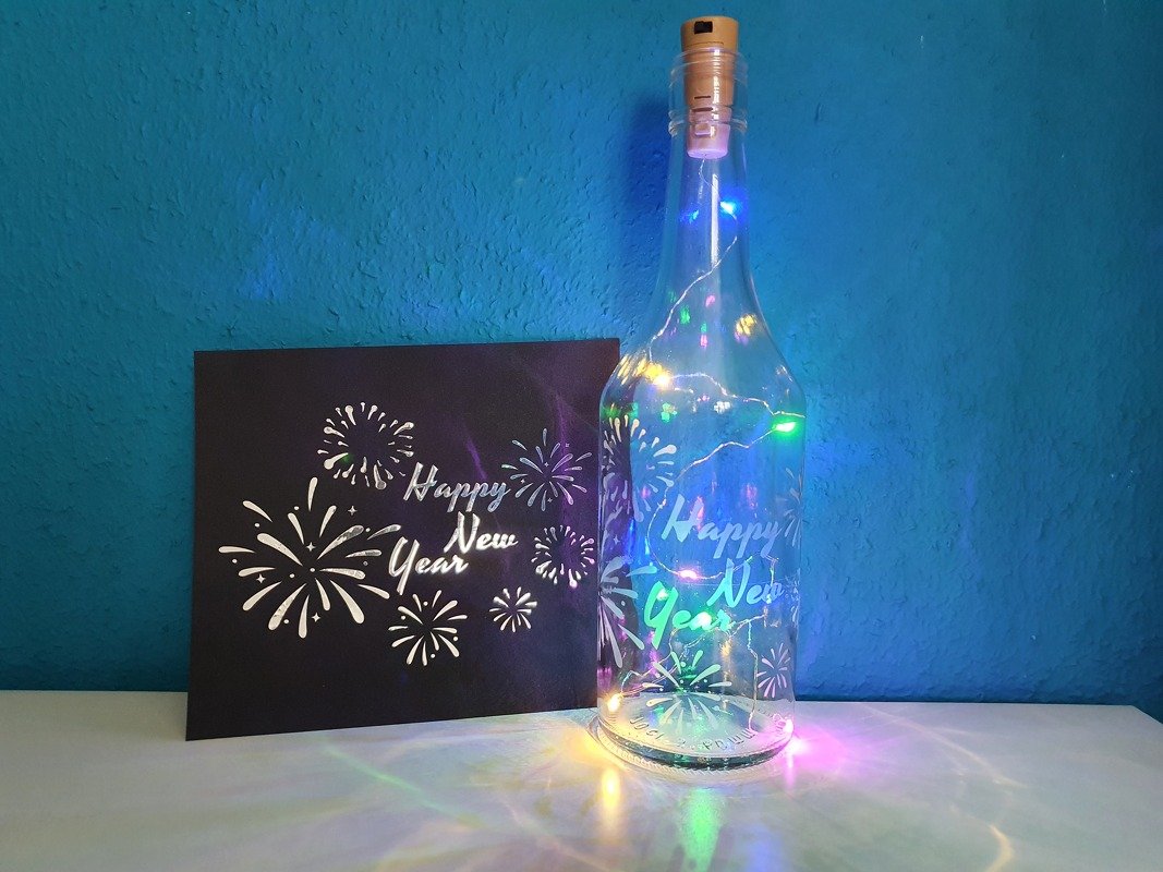 Plotterdatei "Happy New Year"