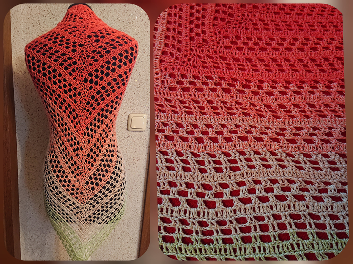 Anleitung Tuch Oxana häkeln