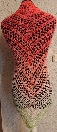 Anleitung Tuch Oxana häkeln