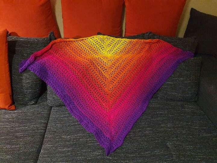 Anleitung Tuch Oxana häkeln