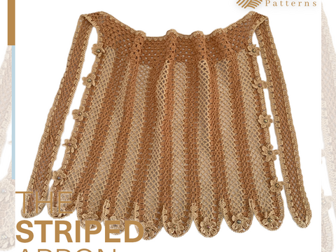 Crochet Striped Apron Pattern