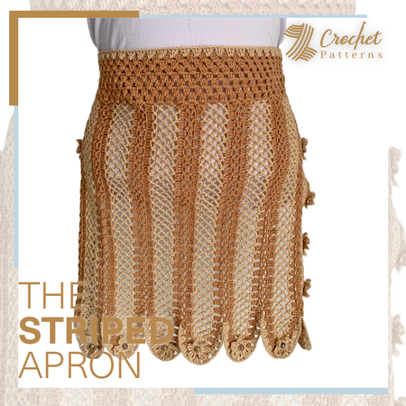 Crochet Striped Apron Pattern