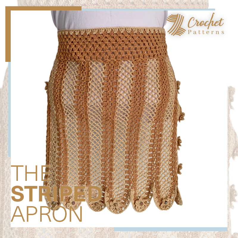 Crochet Striped Apron Pattern - Image 2