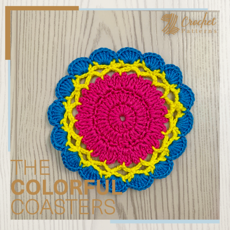 Colorful Coaster Triple Pack Pattern