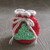 Anleitung Kleines Weihnachtssäckchen mit Baummotiv häkeln