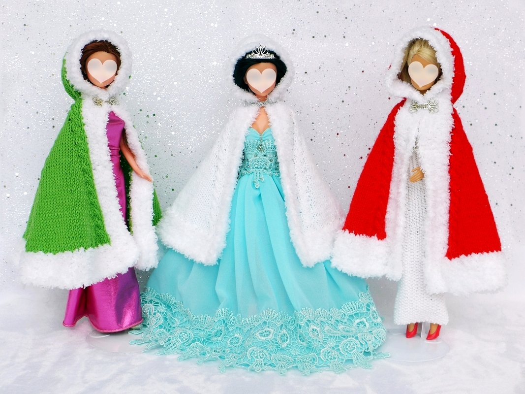 Winter cape for little dolls