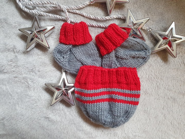Strickanleitung Baby Set bestehend aus Mütze und Söckchen Größe 56/62!