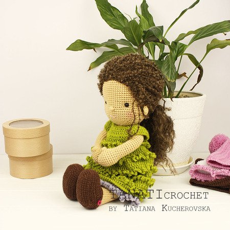 CROCHET PATTERN “TANATI doll - Set of clothes” Only clothes!!!