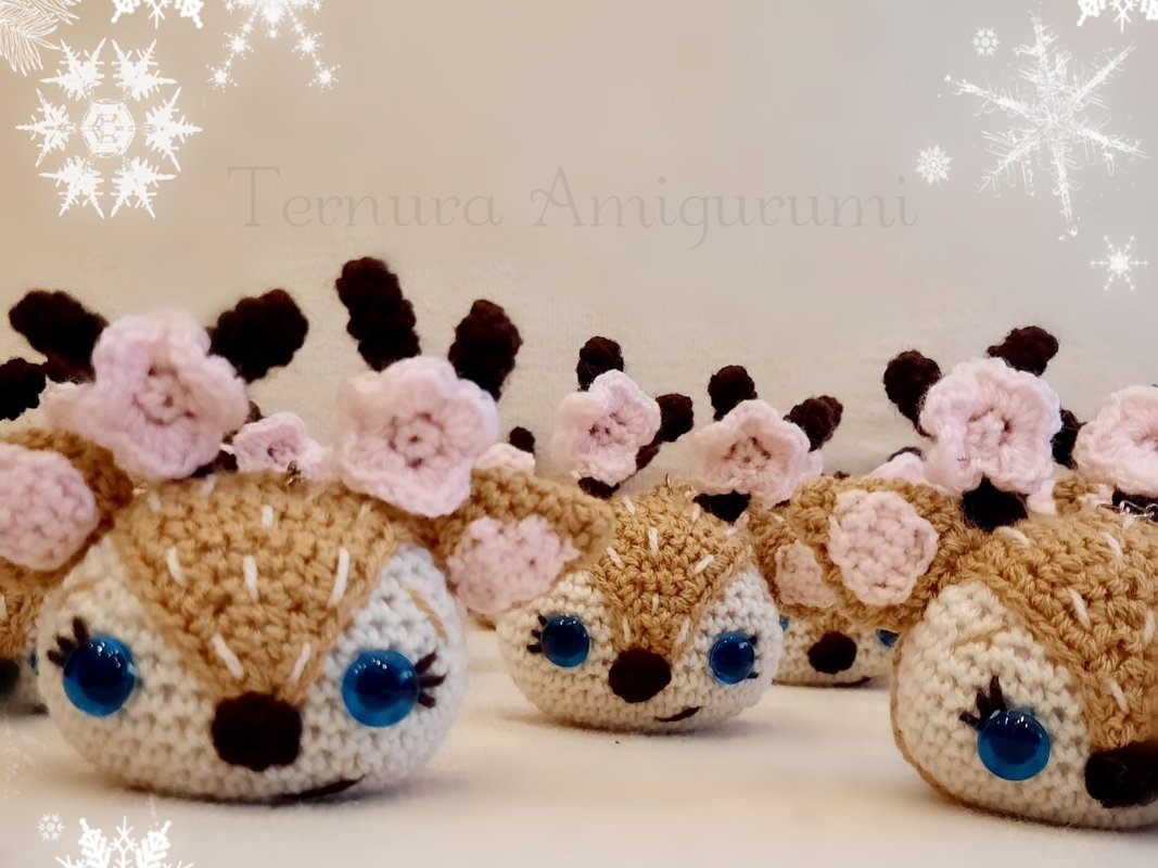 Häkelanleitung hirsch kopf PDF Ternura Amigurumi English - Deutsch - Dutch
