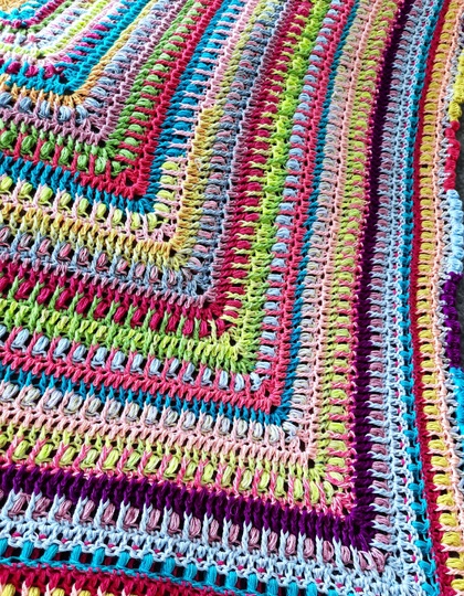 Potpourri Wonder - Häkelanleitung für Tuch, Schal oder Decke