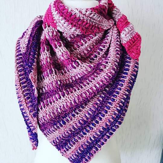 Potpourri Wonder - Häkelanleitung für Tuch, Schal oder Decke