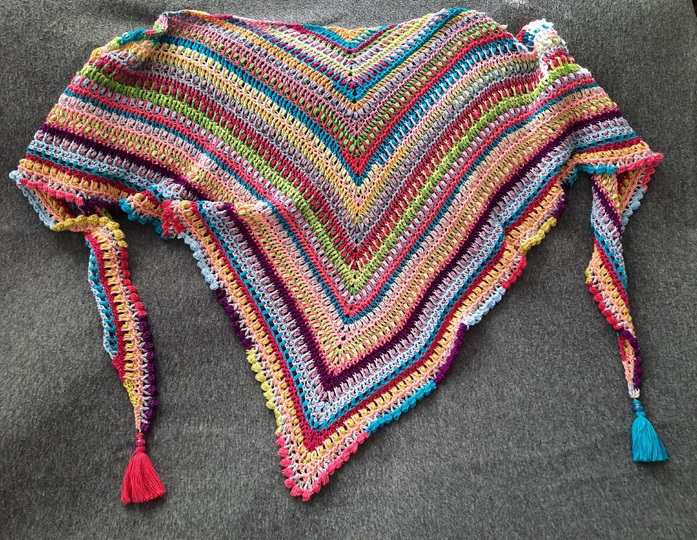 Potpourri Wonder - Häkelanleitung für Tuch, Schal oder Decke