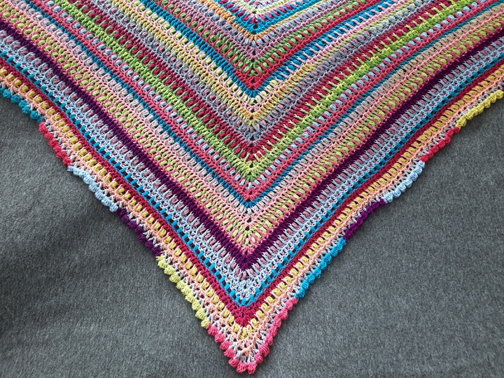 Potpourri Wonder - Häkelanleitung für Tuch, Schal oder Decke