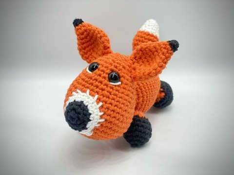 Häkelanleitung - Foxi der schüchterne Fuchs