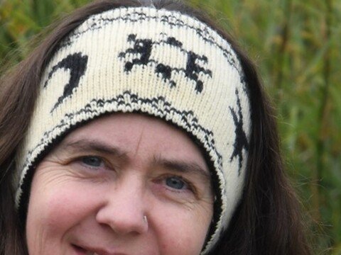 Strickanleitung Stirnband "Wintersonne" - in Doubleface