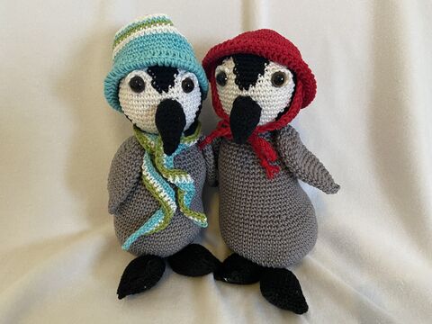 Häkelanleitung - Pit & Pia Pinguin