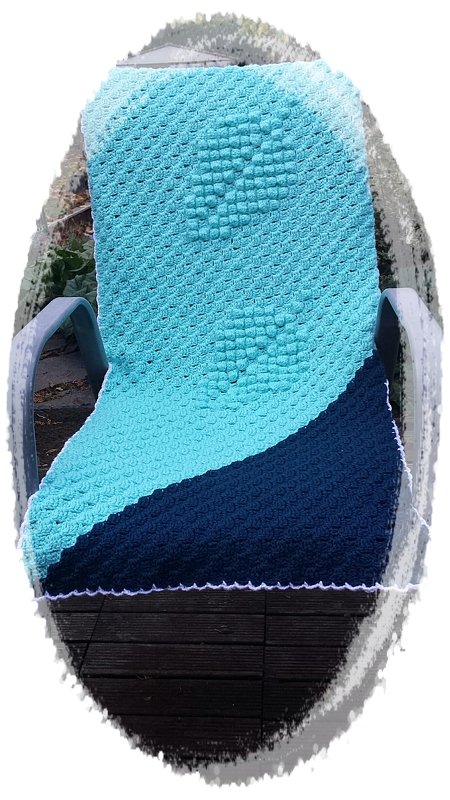 Anleitung Sitzdecke "Pfefferminzbonbon" - Bild 2