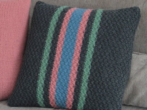 Strickanleitung Kissen "Capri" 761103