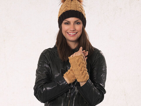 Strickanleitung Mütze & Handstulpen "Sporty" 761129