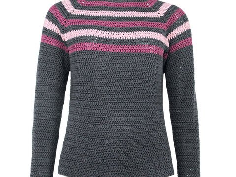 Häkelanleitung Damenpullover "Ancona" 761139