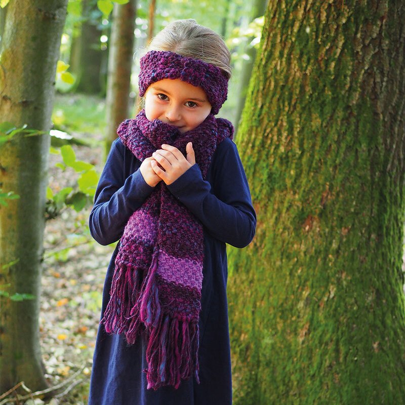 Strickanleitung Stirnband mit Schal "Arezzo &amp; Bari" 761146