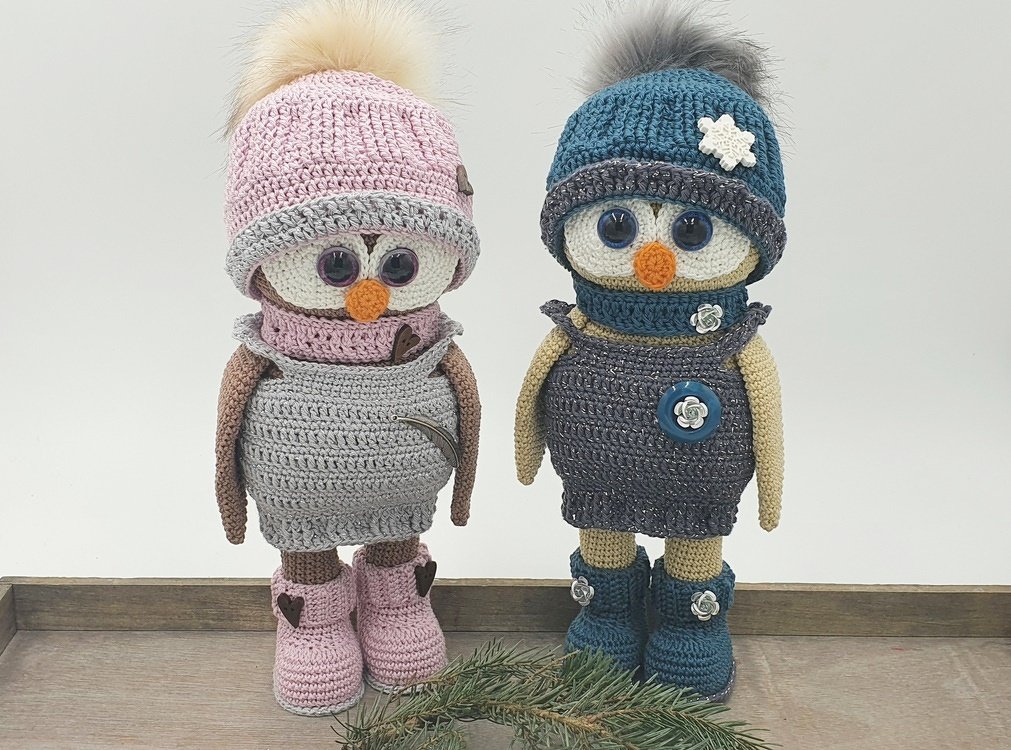 Häkelanleitung Eule "IDA"