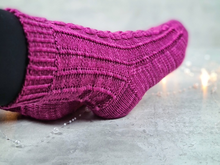 Streben zum Glück Socken Strickanleitung