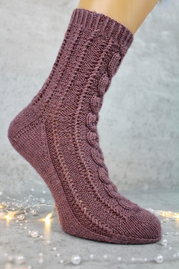 Streben zum Glück Socken Strickanleitung
