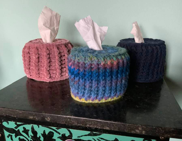 WC-Papier Spender  in 3 verschiedenen Wollestärken