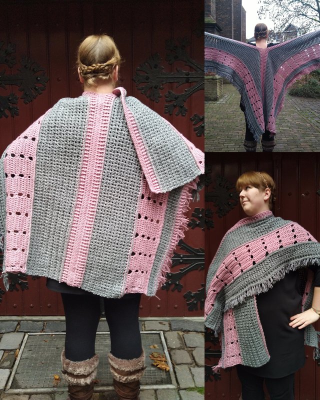 Überwurf/Poncho Winterelfe für alle Größen - Bild 2