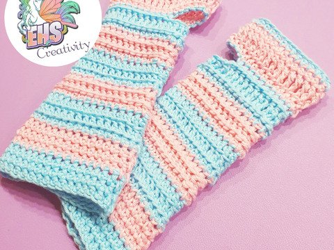 Anleitung Armstulpen / Handgelenkswärmer für Anfänger/Fortgeschrittene