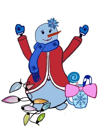 Snowman, Christmas, PNG format