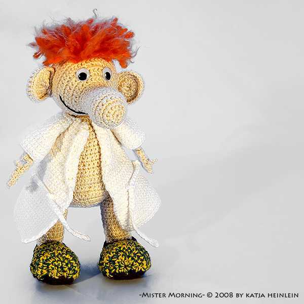 Häkelanleitung Mister Morning Mensch pdf Anleitung Amigurumi häkeln Mann
