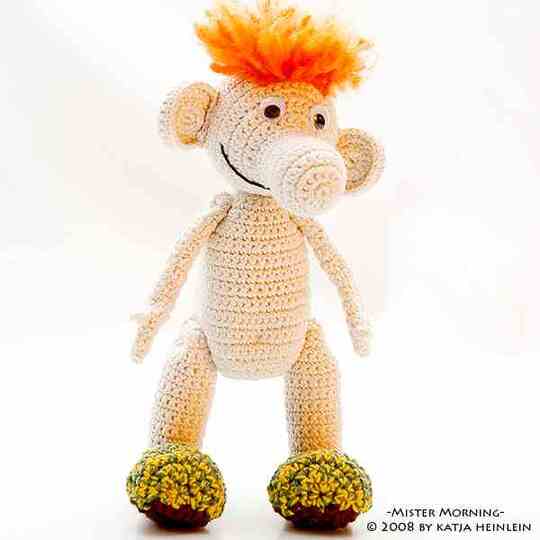 Häkelanleitung Mister Morning Mensch pdf Anleitung Amigurumi häkeln Mann