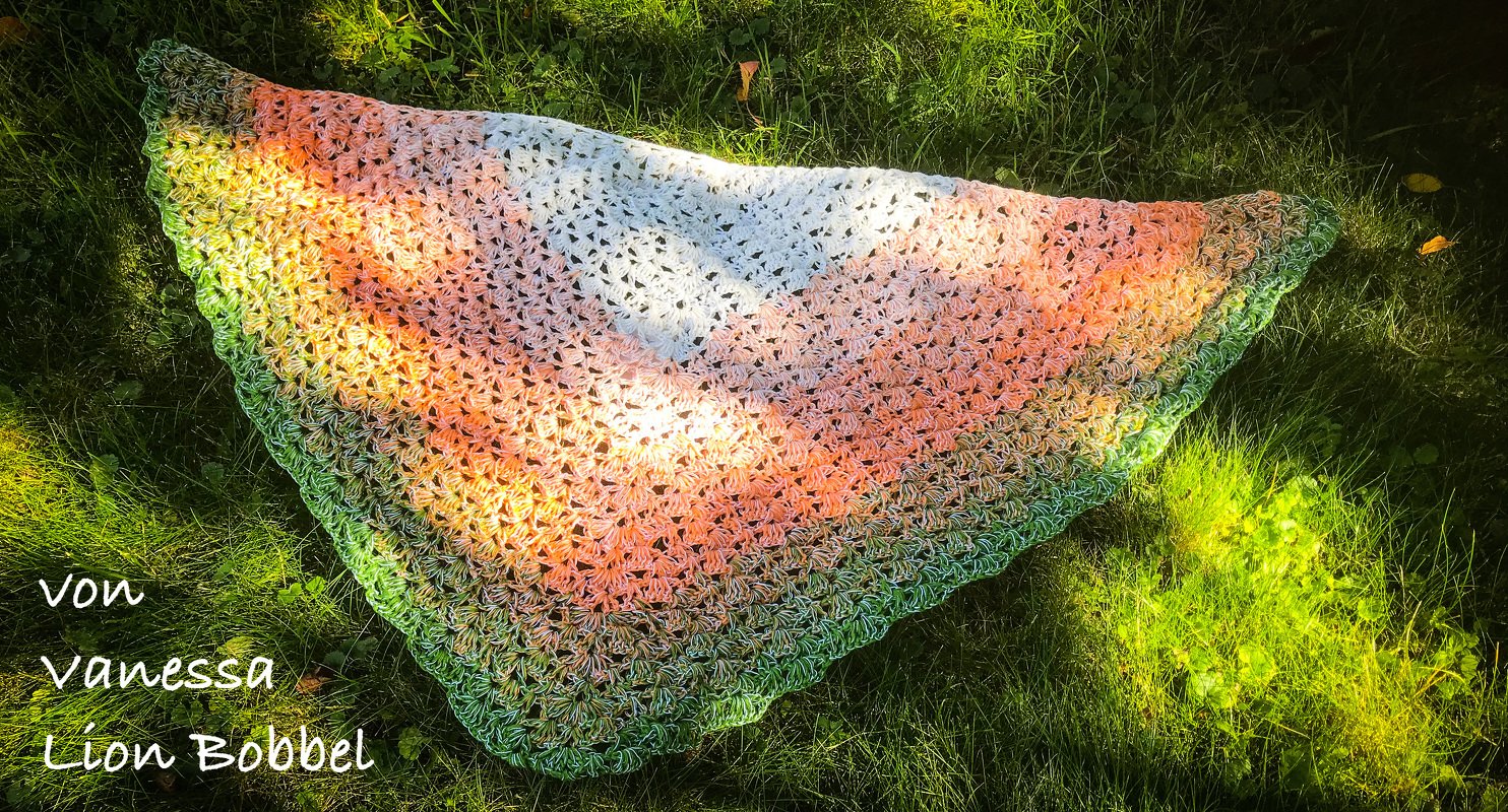 Anleitung: Dreieckstuch "Flower flair" - Bild 6