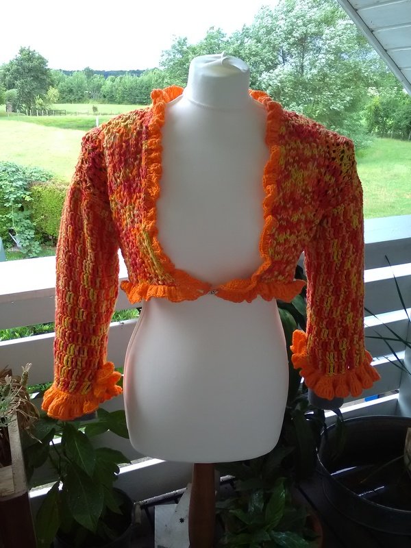 Anleitung Bolero stricken im Vintagestyle - Bild 2