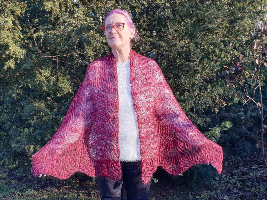 Anleitung Stola Drachenherz