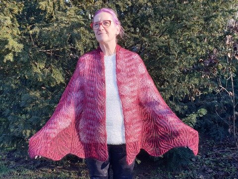 Anleitung Stola Drachenherz