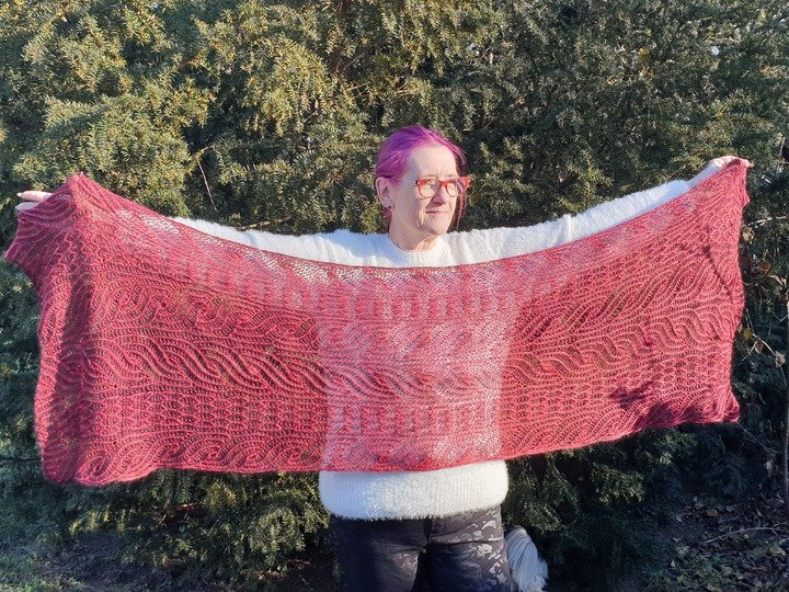 Anleitung Stola Drachenherz