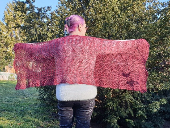 Anleitung Stola Drachenherz