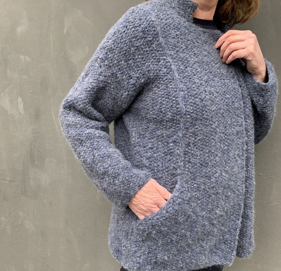 Strickanleitung Cardigan Amanda Damen Strickjacke