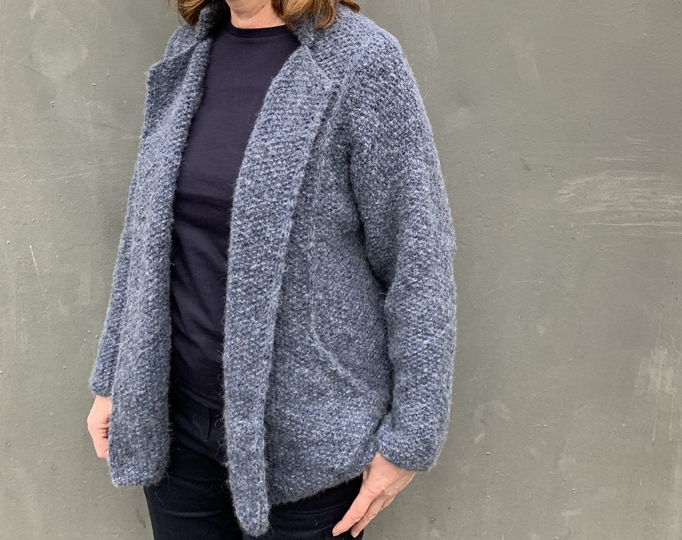 Strickanleitung Cardigan Amanda Damen Strickjacke