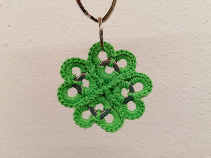 Anleitung Glücksklee - "Metall trifft Wolle"