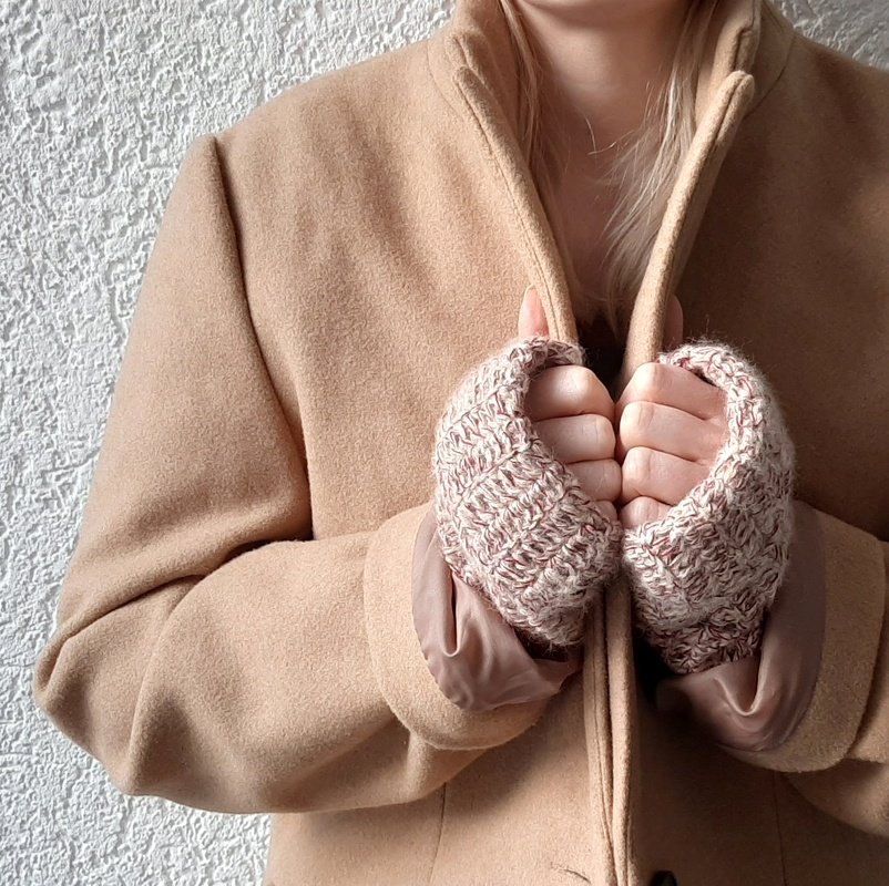 Armstulpen "Wellengang" häkeln, alle Größen - Bild 6