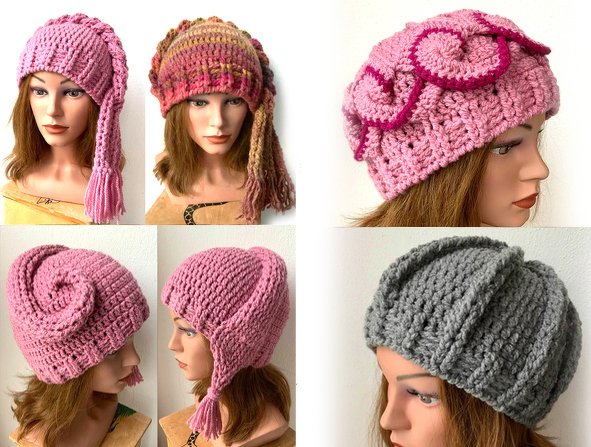 Petra Perle HäkelMützen  Sparset "Winterfreude"