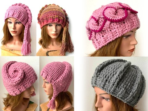 Petra Perle HäkelMützen  Sparset "Winterfreude"