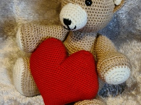 Anleitung Bär mit Herz