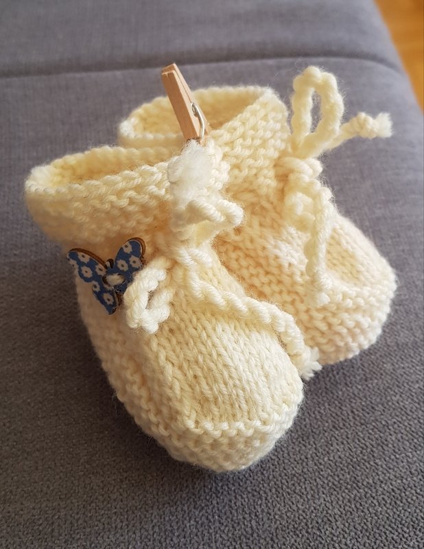 Anleitung Bebefinkli (Babyschuhe)